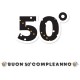 Festone Compleanno di Cartoncino 50 Anni Prestige XL - 600x25 cm
