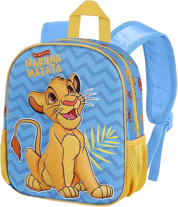 zaino asilo materna il re leone hakuna matata in 3d borsa scuola