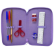 Astuccio Multiscomparto 3 Zip Gabby's Dollhouse con Portacolori Giotto - Perfetto per la Scuola!