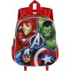 Zaino Trolley Avengers 3D per Bambini - Hulk, Capitan America, Iron Man | Marvel con Ruote e Manico