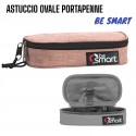 Astuccio Ovale Organizzato con Divisorio - Design Monocolore, Ideale per Scuola e Ufficio