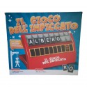 Gioco dell'Impiccato con Plancia di Gioco e 60 Tessere – Divertente Sfida di Parole