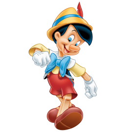 Sagoma PINOCCHIO  in polistirolo per compleanno feste party centro tavola cm 70