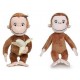 Peluche Morbido Curioso come George 25 cm - Idea Regalo Perfetta per Bambini