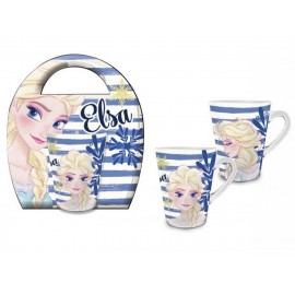 Tazza in Ceramica Frozen Disney da 320 ml - Mug Tazzone per Colazione Bambina