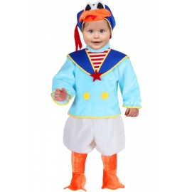 VESTITO COSTUME Maschera di CARNEVALE NEONATO - PAPERINO