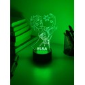 Lampada led plexiglass Topolino personalizzata Disney Luce Notte Mickey idea regalo Bambini cm 20