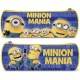 Astuccio Tombolino Scuola Minions – Portacolori Cilindrico per Bambini, Misura 22x8x8 cm