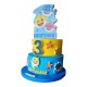 Torta Scenografica Baby Shark in Polistirolo Personalizzabile - Compleanni e Altri Eventi