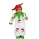 Costume da Funghetto per Bambini - Travestimento Carnevale Neonato (3/6-13/18 Mesi) con Cappello, Tutina e Copriscarpette