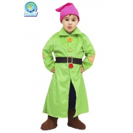 Costume di Carnevale per Bambini Cucciolo dei Sette Nani con Cappello e Accessori Descrizione del prodotto