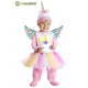 Costume Unicorno Arcobaleno Neonata Carnevale Completo con Accessori Originale e Morbido