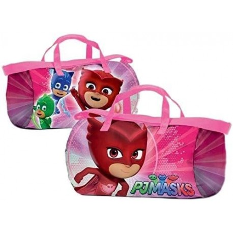Borsone Sport e Viaggio PJ Masks Gufetta per Bambini Capiente e Resistente