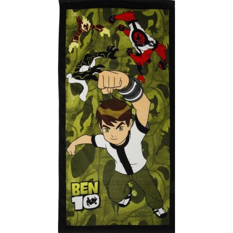 TELO MARE BEN10 ASCIUGAMANO MARVEL PIXAR IN MICROSPUGNA CM. 140X70