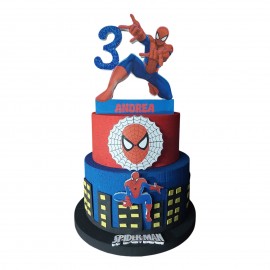 TORTA IN POLISTIROLO PERSONALIZZATA BING CONIGLIETTO COMPLEANNO