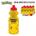 Borraccia Sport Pokémon 350 ml – Plastica Leggera con Beccuccio, Design Pikachu