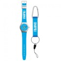 Kit Regalo SSC Napoli – Orologio da Polso Celeste + Portachiave con Moschettone