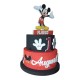 TORTA IN POLISTIROLO PERSONALIZZATA TOPOLINO FREE TRE PIANI COMPLEANNO MICKEY DISNEY