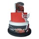 Torta Decorativa Cars Disney Personalizzata – Nome ed Età del Festeggiato – Centrotavola per Compleanno