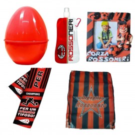Sorpresone Uovo di Pasqua Milan 42 cm – Set Regalo Esclusivo con Gadget  Rossoneri
