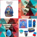 Sorpresone Uovo di Pasqua Sonic 42 cm – Set Regalo con 6 Gadget per Bambini