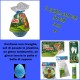 Sorpresone Uovo di Pasqua Dinosauro 42 cm – Set Regalo con 5 Sorprese e Busta per Assemblaggio