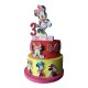 Torta Scenografica in Polistirolo Minnie - Personalizzabile con Nome Eta del Festeggiato/a per Feste Compleanno