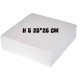 Base in Polistirolo Quadrata H.5 20*20 cm – Supporto per Torte a Piani e Cake Design