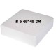 Base in Polistirolo Quadrata 20x20 cm H 2,5 cm – Supporto per Torte a Piani e Cake Design