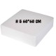 Base in Polistirolo Quadrata H.5 60*60 cm – Supporto per Torte a Piani e Cake Design