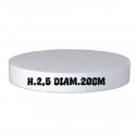 Base in Polistirolo Rotonda Ø20 cm, H 2,5 cm – Supporto per Torte a Piani e Cake Design