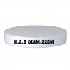Base in Polistirolo Rotonda Ø15 cm, H 2,5 cm – Supporto per Torte a Piani e Cake Design