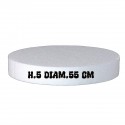 Base in Polistirolo Rotonda Ø15 cm, H 2,5 cm – Supporto per Torte a Piani e Cake Design