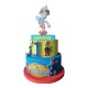 Torta Scenografica in Polistirolo Pinocchio - Decorazione Centro Tavola Personalizzabile con Nome e Numero per Compleanni
