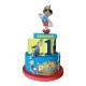 Torta Scenografica in Polistirolo Pinocchio - Decorazione Centro Tavola Personalizzabile con Nome e Numero per Compleanni