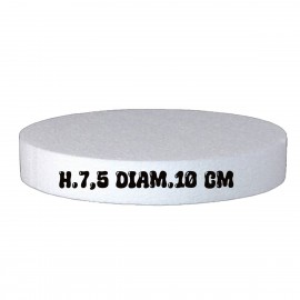 Base in Polistirolo Rotonda Ø15 cm, H 2,5 cm – Supporto per Torte a Piani e Cake Design