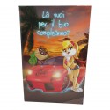 "​Biglietto di Auguri Pop-Up Looney Tunes con Taz e Lola Bunny - Compleanno Divertente"​