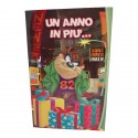 "Biglietto di Auguri Pop-Up 3D Taz Looney Tunes – Cartolina di Compleanno Divertente con Effetto Sorpresa"