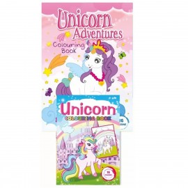 "​Libro da Colorare con Unicorni per Bambini – 16 Pagine Illustrate – Idea Regalo Fine Festa"​