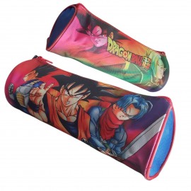 "Astuccio Tombolino Dragon Ball - Portacolori Cilindrico 22x8x8 cm per Scuola"