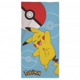 Telo Mare Pokémon in Microfibra 70x140 cm – Asciugamano Morbido e Assorbente per Bambini