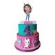 Torta Scenografica Gabby e la Casa Delle Bambole Disney - Personalizzabile con Nome e Numero