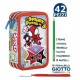 Astuccio Scuola Spidey 3 Zip – Completo 45 Pezzi Giotto | Pennarelli, Pastelli, Accessori Inclusi