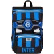 Zaino Scuola Estensibile Seven F.C. Inter – “Fino alla Vittoria” | Doppio Scomparto, Sdoppiabile, Porta Borraccia – Nero Blu