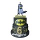 Torta Scenografica Batman in Polistirolo Personalizzabile per feste di Compleanno