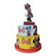 TORTA IN POLISTIROLO  DECORATIVA PERSONALLIZZABILE  COMPLEANNO  NASCITA BATTESIMO BAMBINA MINNIE