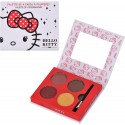 Set di Trucchi Hello Kitty – Palette 4 Ombretti con Pennello e Specchio – Vegano e Dermatologicamente Testato