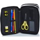 Astuccio Scuola 33 Pz. Multiscomparto Juventus con 3 Zip - Colori Giotto - Prodotto Ufficiale