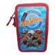 ASTUCCIO SCUOLA MINIONS CATTIVISSIMO ME MULTISCOMPARTO 3 ZIP PORTACOLORI PENNARELLI