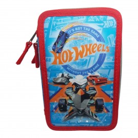 ASTUCCIO SCUOLA MINIONS CATTIVISSIMO ME MULTISCOMPARTO 3 ZIP PORTACOLORI PENNARELLI